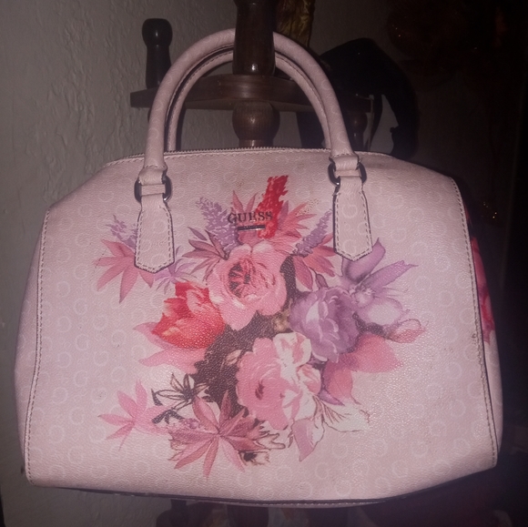 Guess Vintage Floral Box Purse - Picture 2 of 3